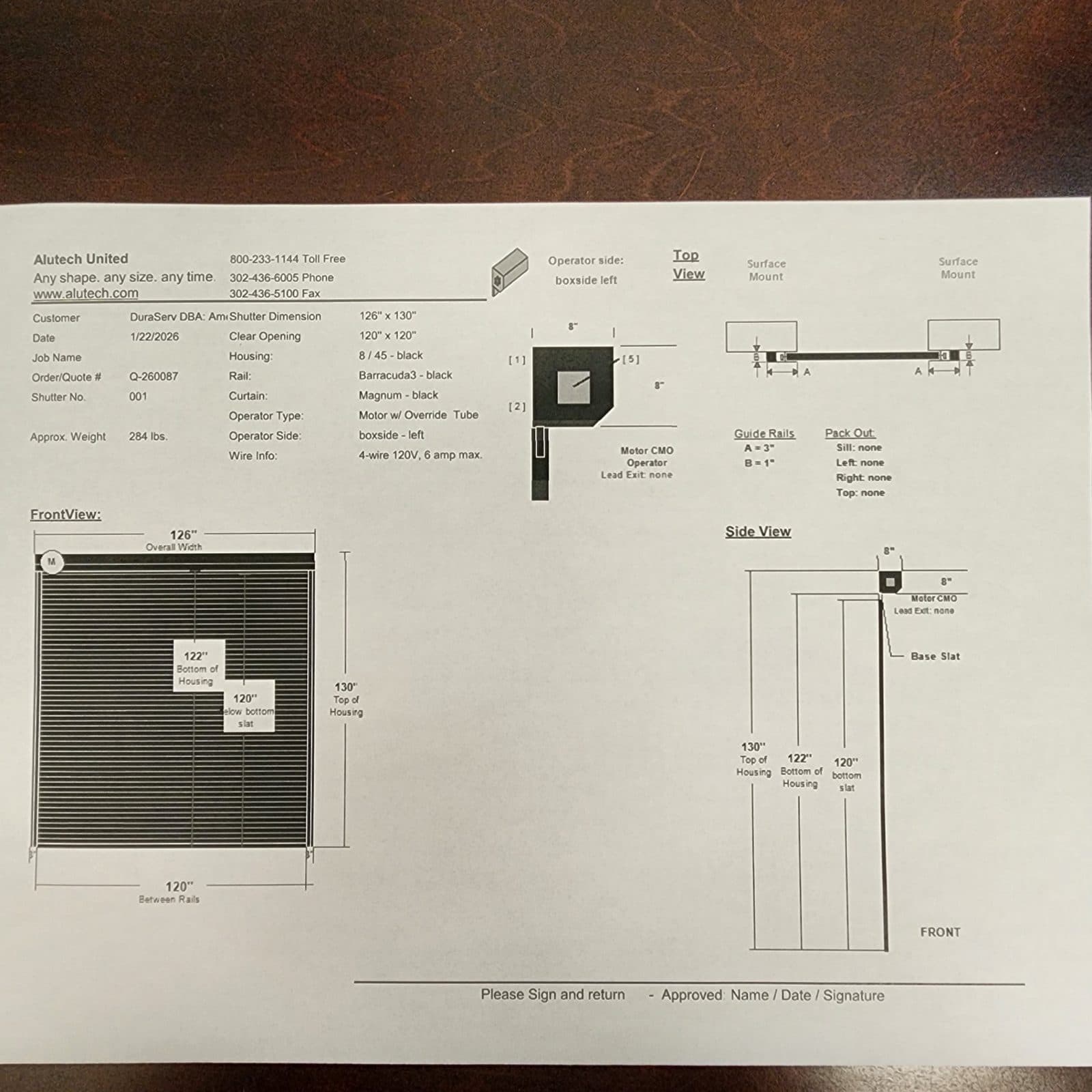 (2) New Alutech 10'x10' Motorized Roll Up Garage Doors/Hurricane Shutters 2
