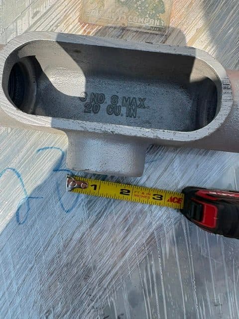 O-Z/Gedney Conduit Body Multiple different sizes available  