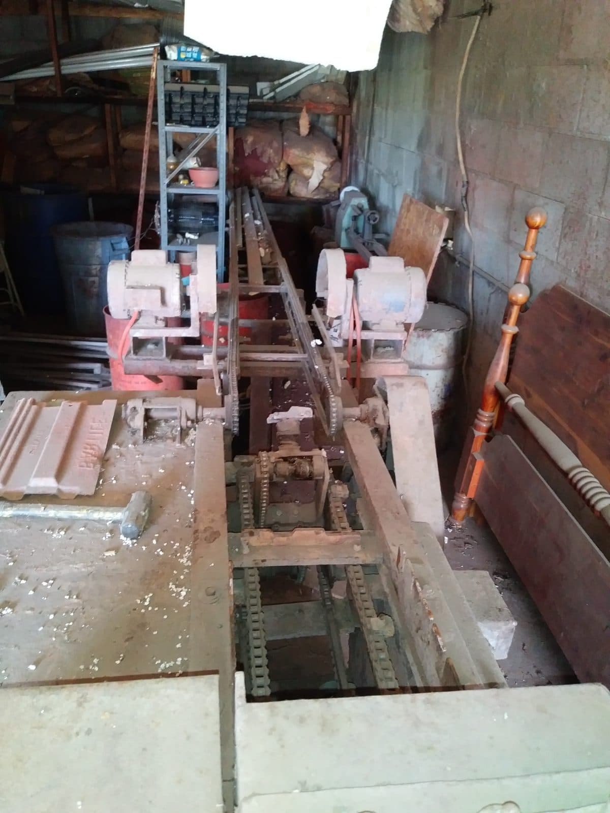 Concrete roof tile machine 3