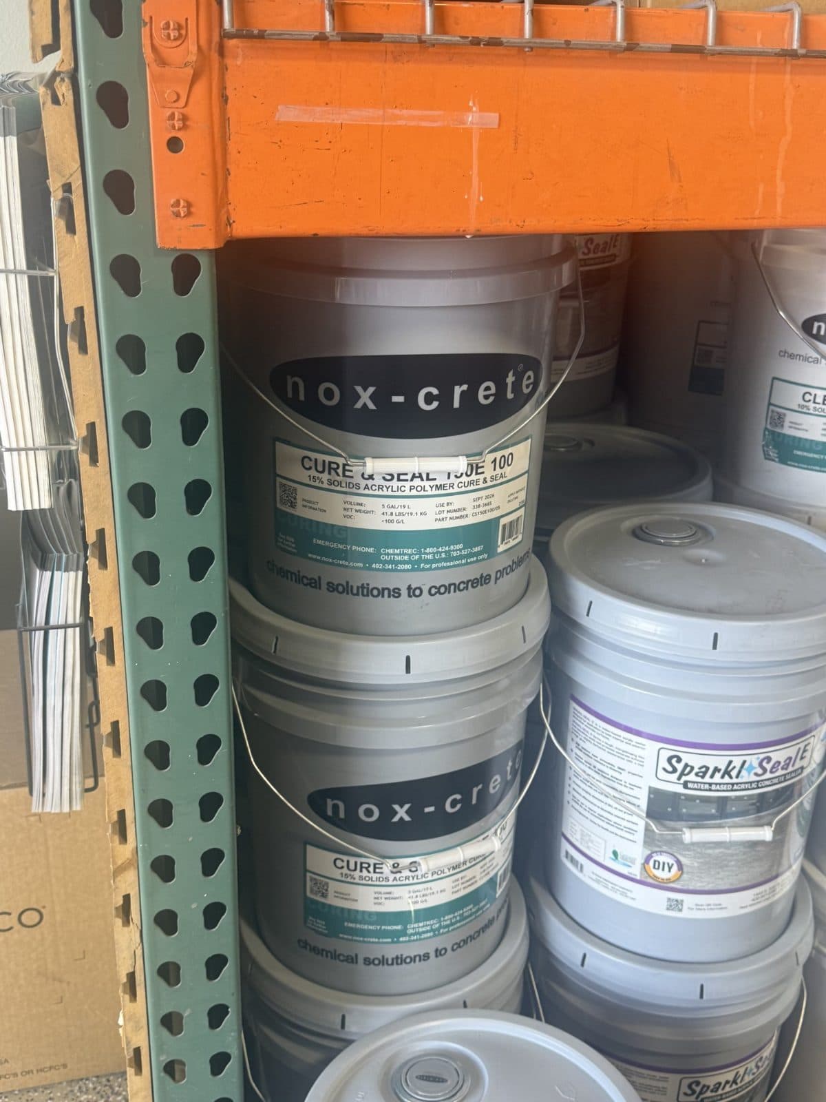 NOX-CRETE CURE & SEAL 1315 A – 5 GALLON PAIL 2
