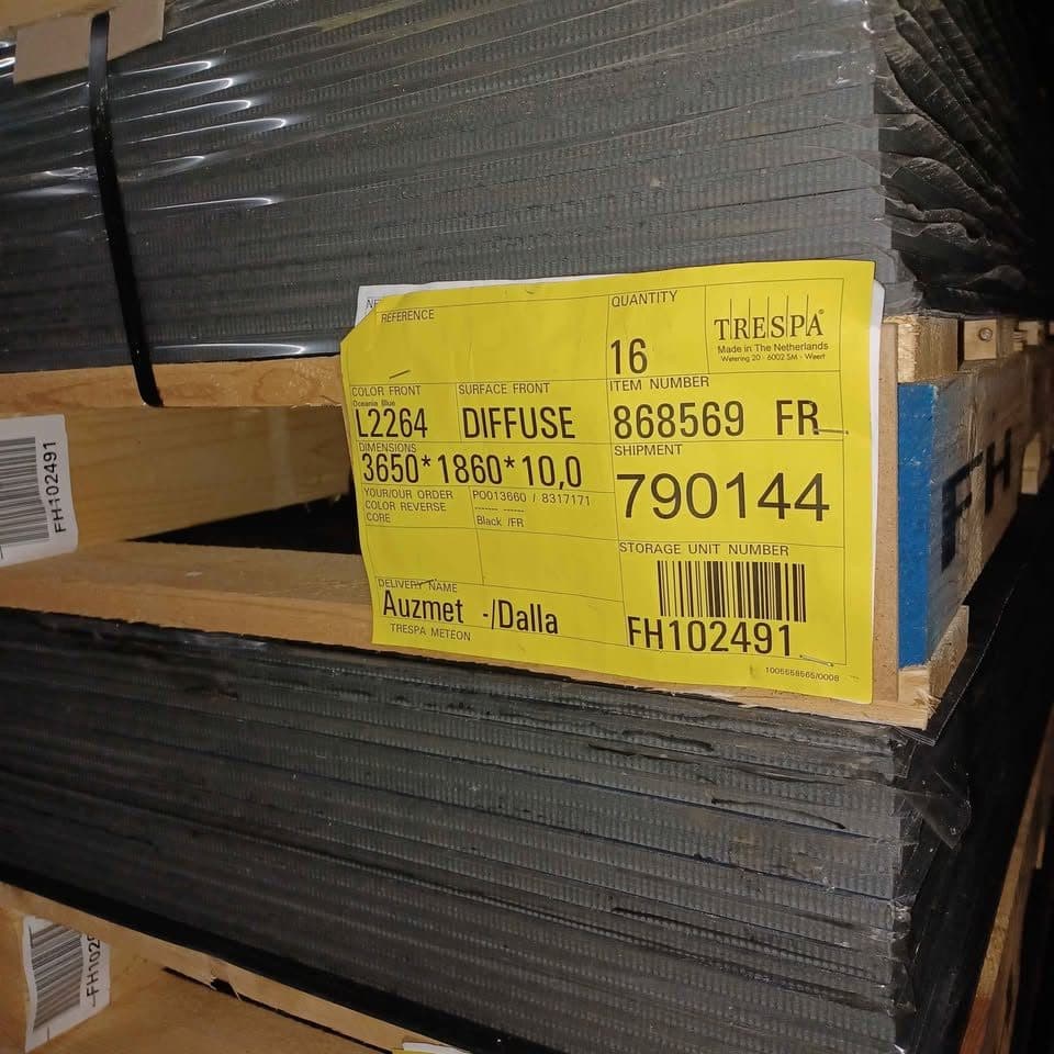 CLADDING 6'X12'X10mm Trespa Compact HPL Exterior Panels,Oceania Blue,Oversized Architectural Sheets 3