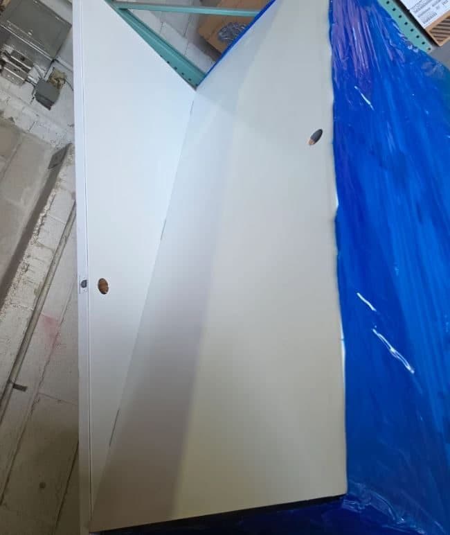 Fire Rated Hollow Metal Door with hinge and lock 3 ft by 7 ft 2