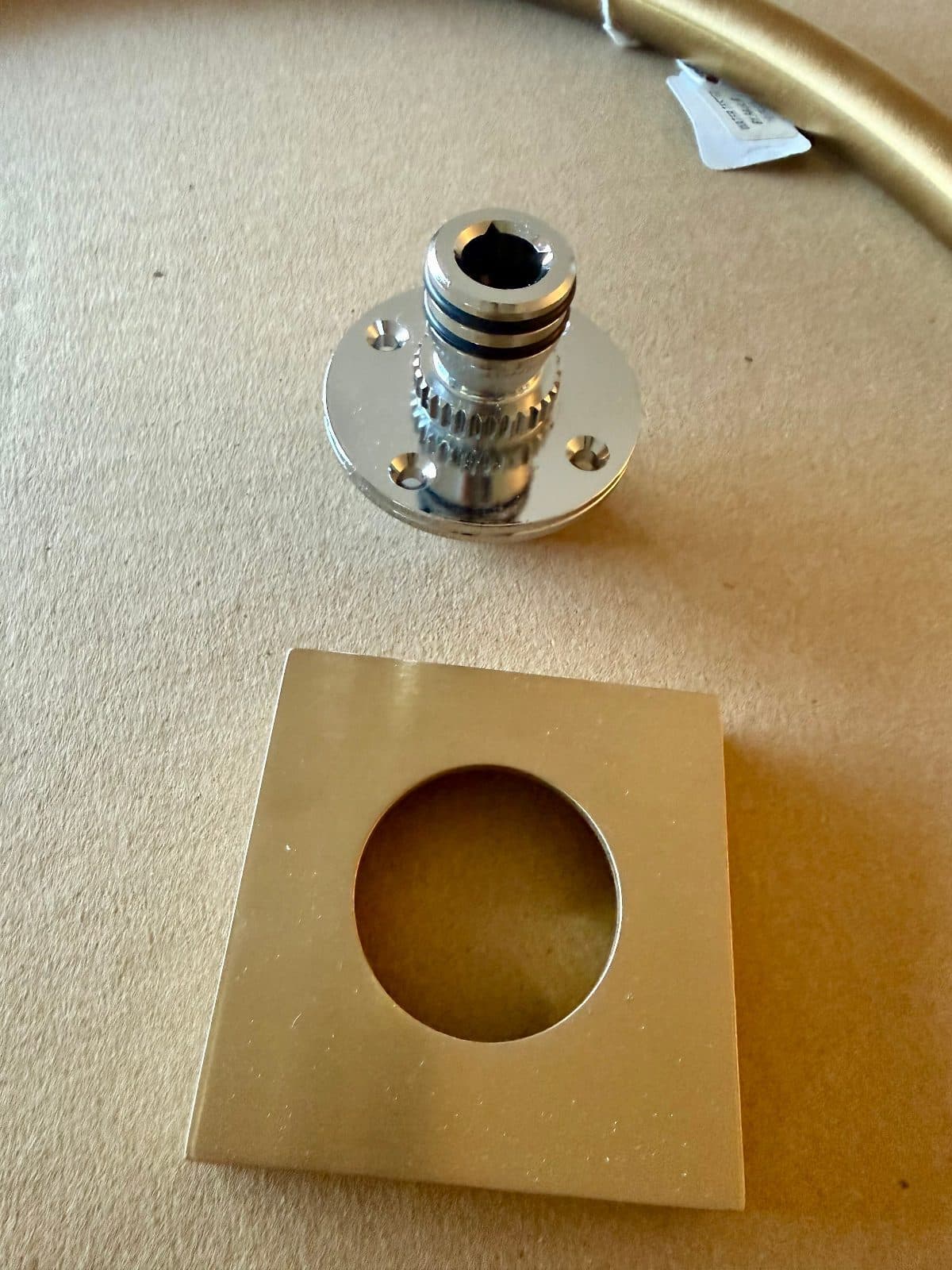 Curved Shower Arm - Satin Bronze - CALIFORNIA FAUCETS 3