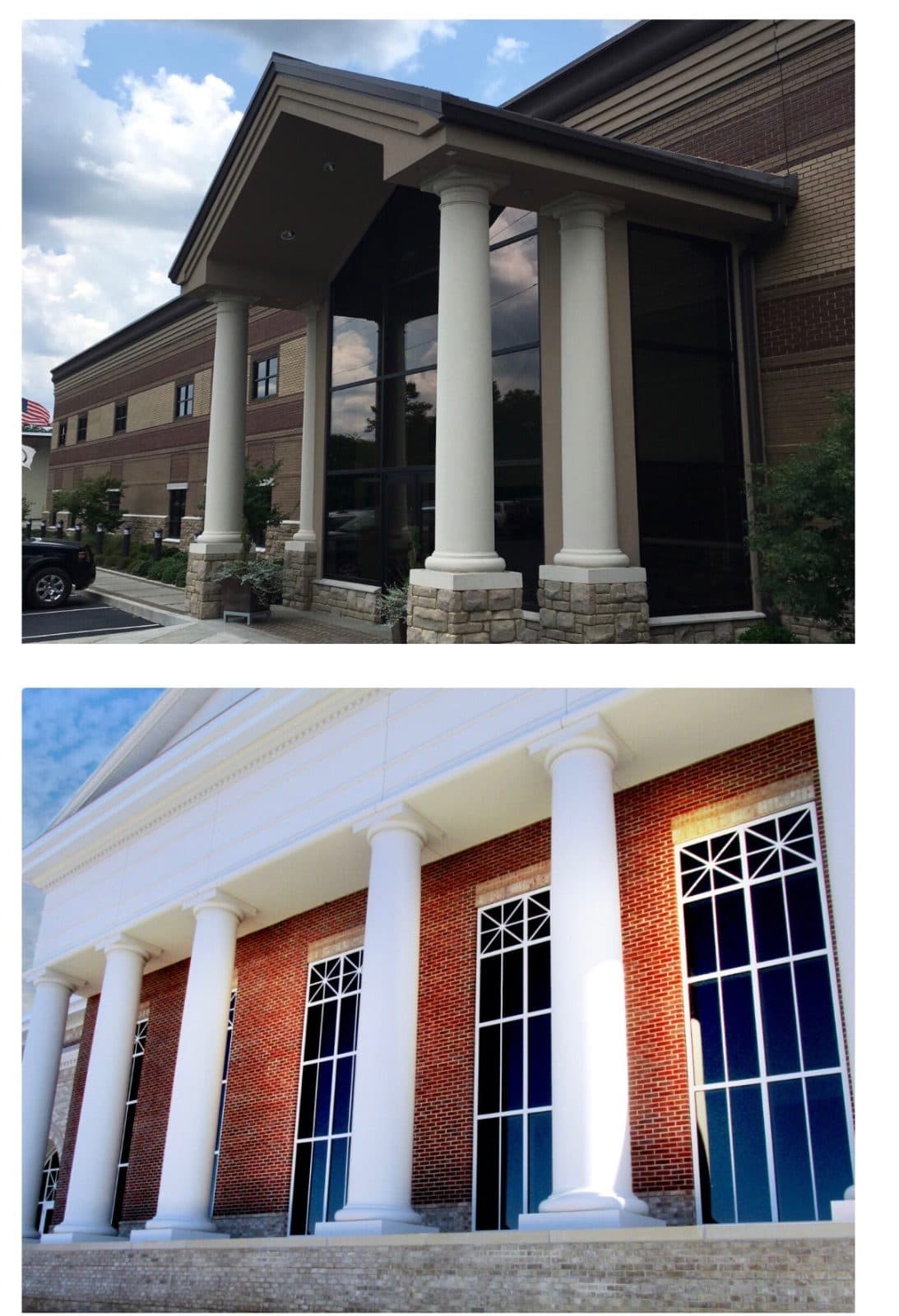 22” x 18’ Round Tapered Columns