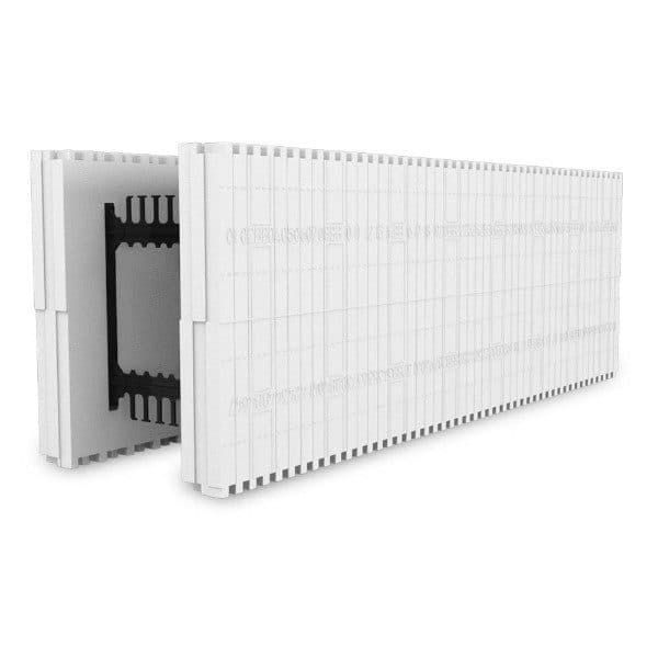 BuildBlock Building Systems Straight and Corner Insulating Concrete Form (ICF) Blocks, Panels, Membrane, and Adhesive