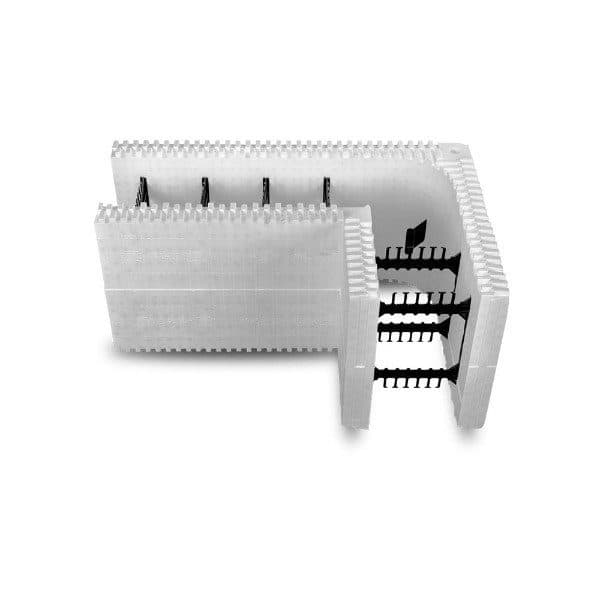 BuildBlock Building Systems Straight and Corner Insulating Concrete Form (ICF) Blocks, Panels, Membrane, and Adhesive 3