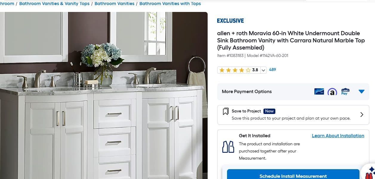 Double Bathroom Vanity EXCLUSIVE 5