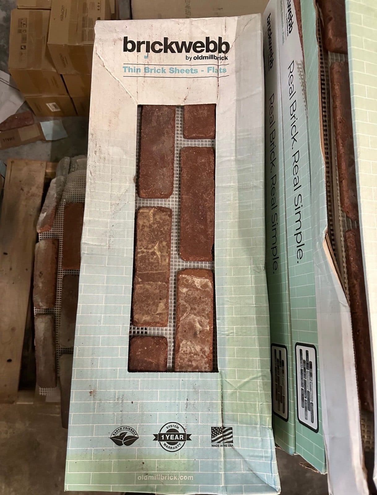 Brickwebb Boston Mill Thin Brick Sheets 4