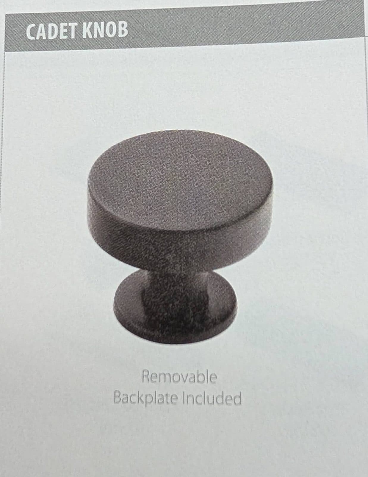 EMTEK Cadet Cabinet Knob (US19)