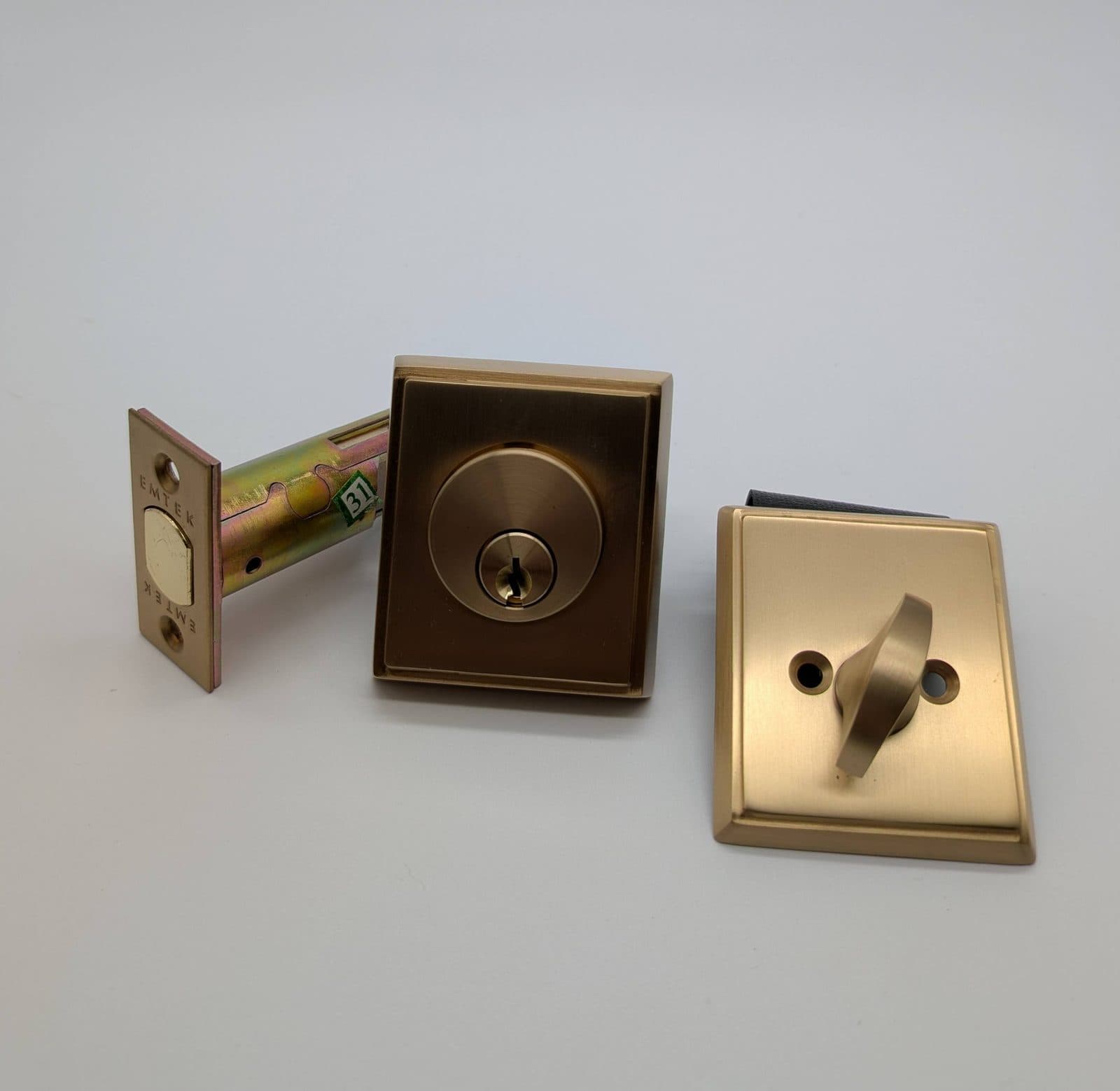 EMTEK Rectangular Deadbolt (US4) - C Keyway