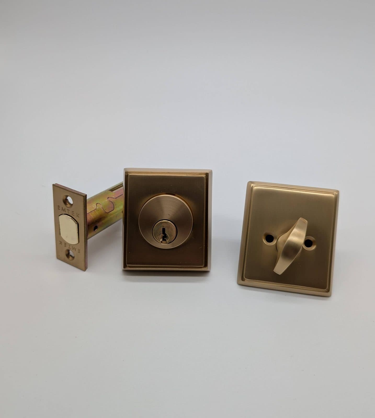 EMTEK Rectangular Deadbolt (US4) Weiser Keyway