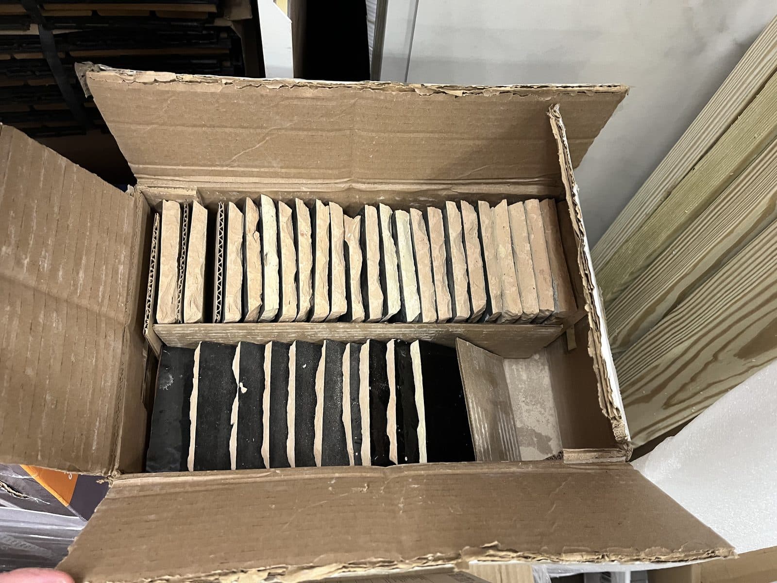 Zellige 4x4 Black Moroccan Handmade Tiles ~175 pcs 2