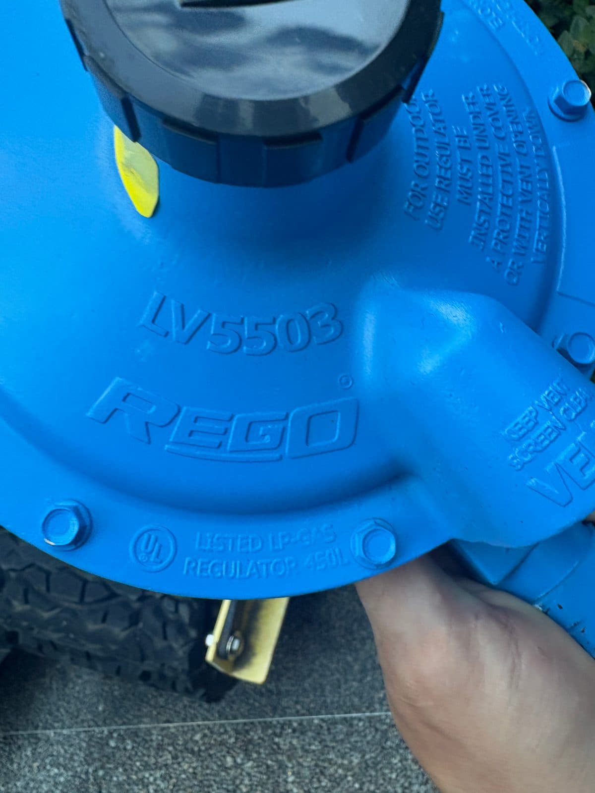 REGO LV5503 Propane/Natural Gas Second Stage Regulator – 2 PSI – Commercial Grade 2