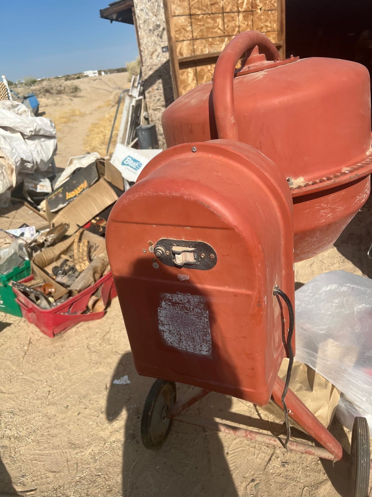 Electric cement mixer 3.5 cubic ft 2