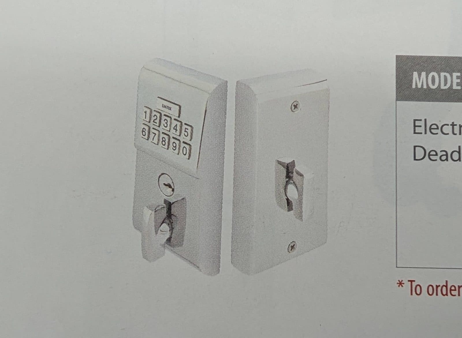 EMTEK Modern Electronic Keypad (US15/US10B) 2