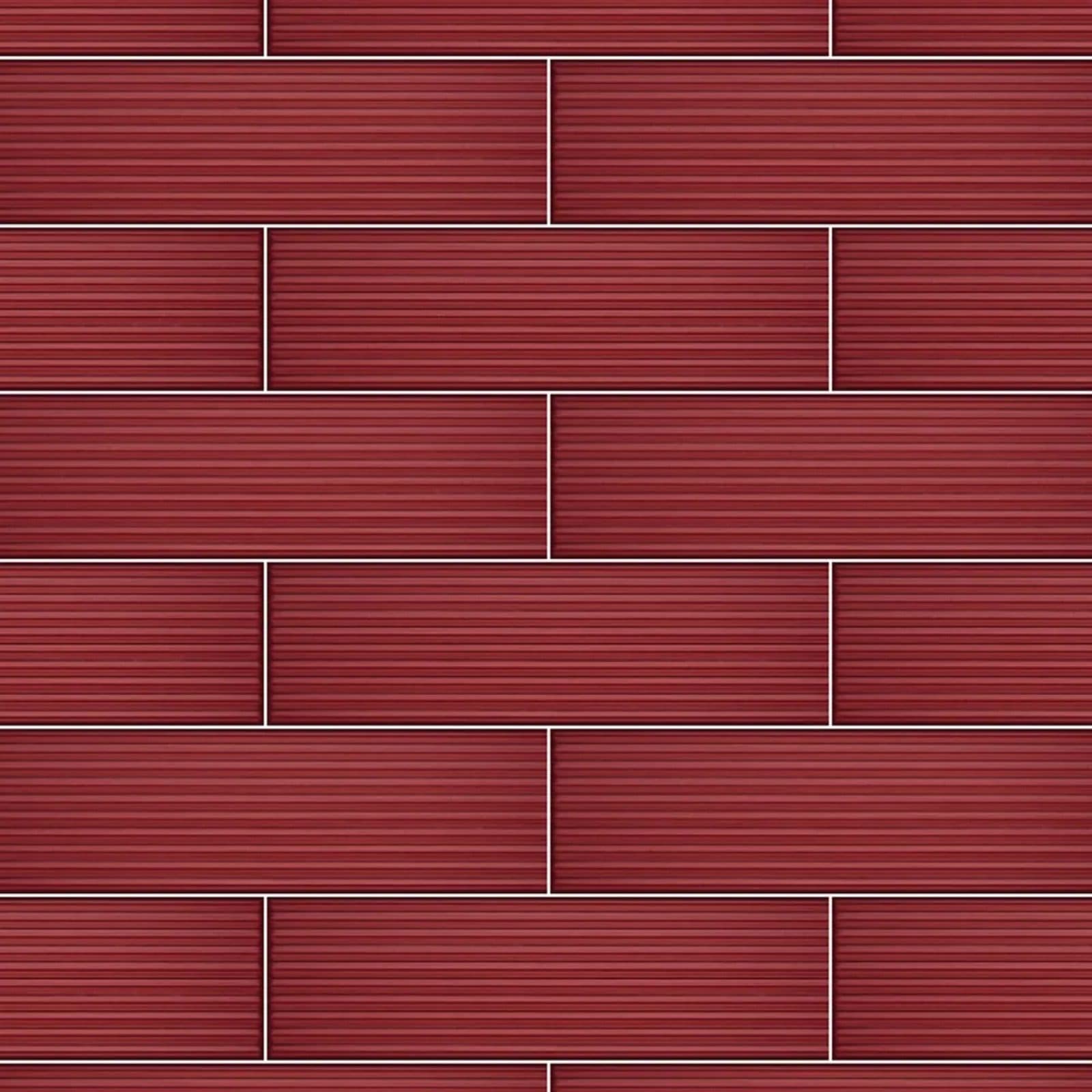 Portobello America Ligne Magenta Matte 3x10 Ceramic Subway Tile - 3.66 sqft per box 2