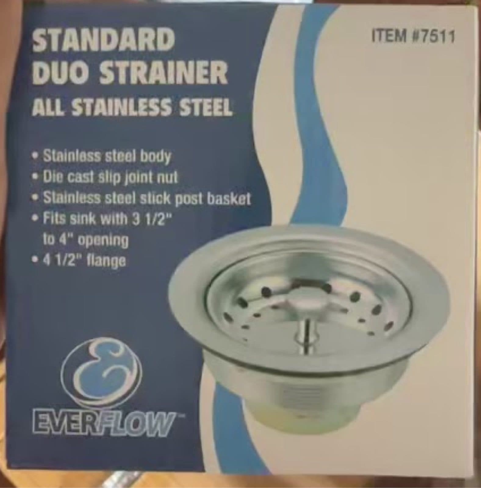 Everflow Standard duo strainer