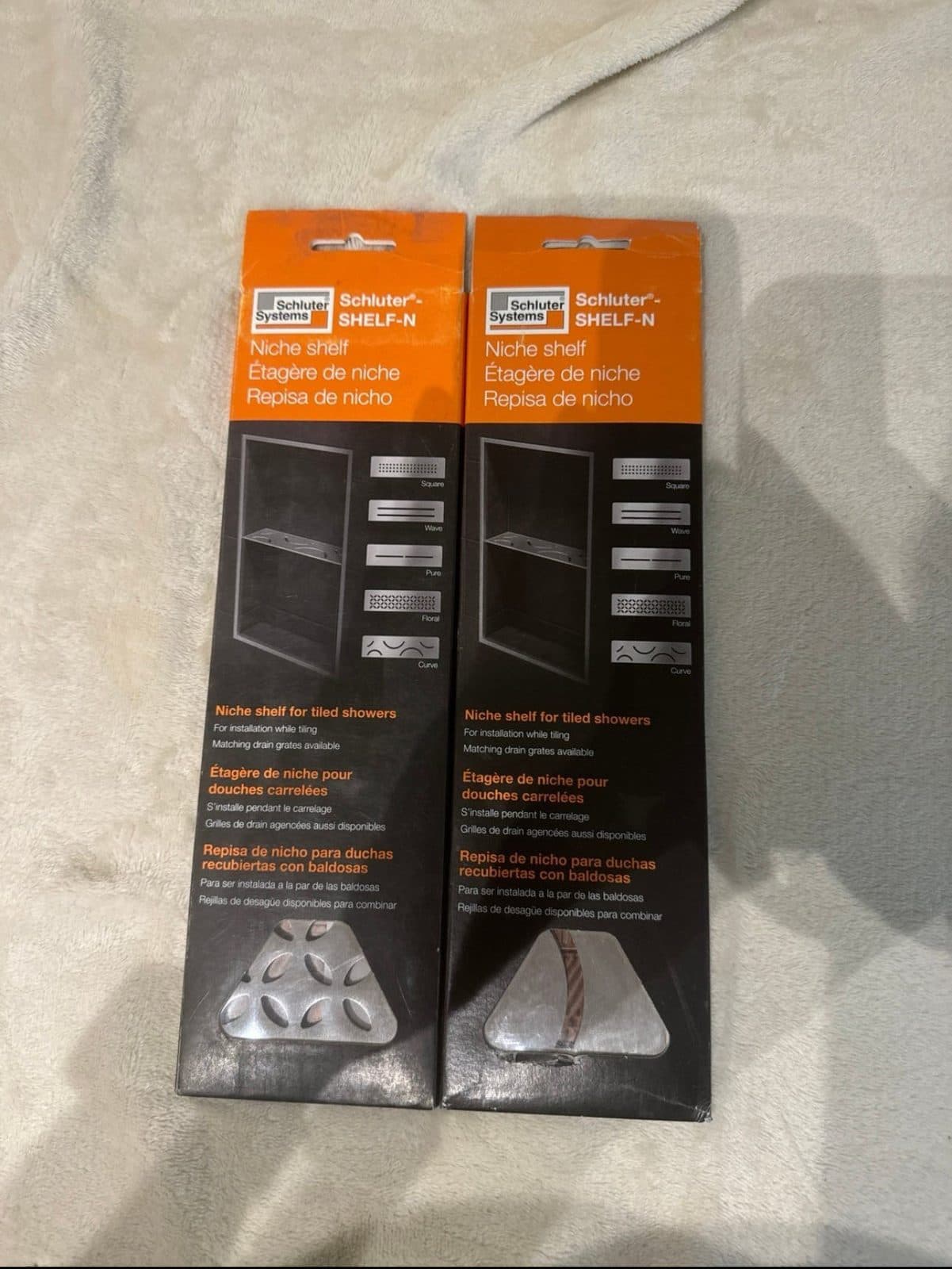 Kerdi shluter niche shelves