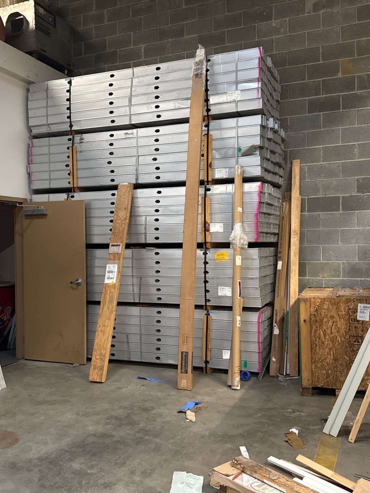 4” Metal studs 10’ length 20guage