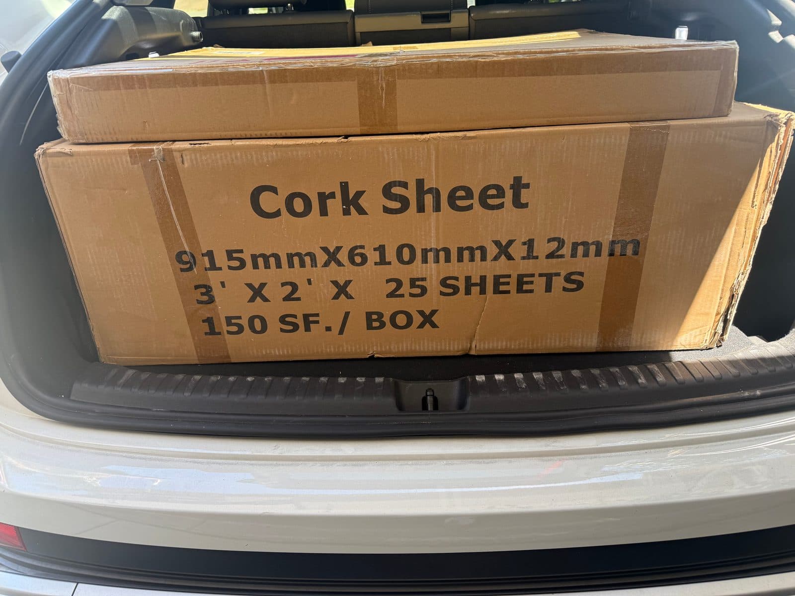 Cork Sheets 46 sheets 915mmX610mmX12mm 3' X2' (276SF)