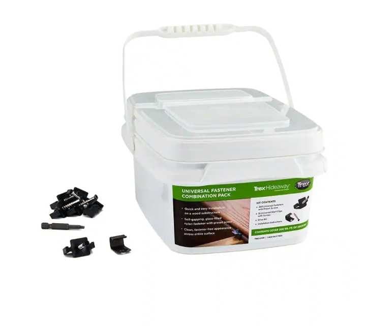 Trex
200 sq. ft. Universal Hidden Fasteners - Combo Bucket