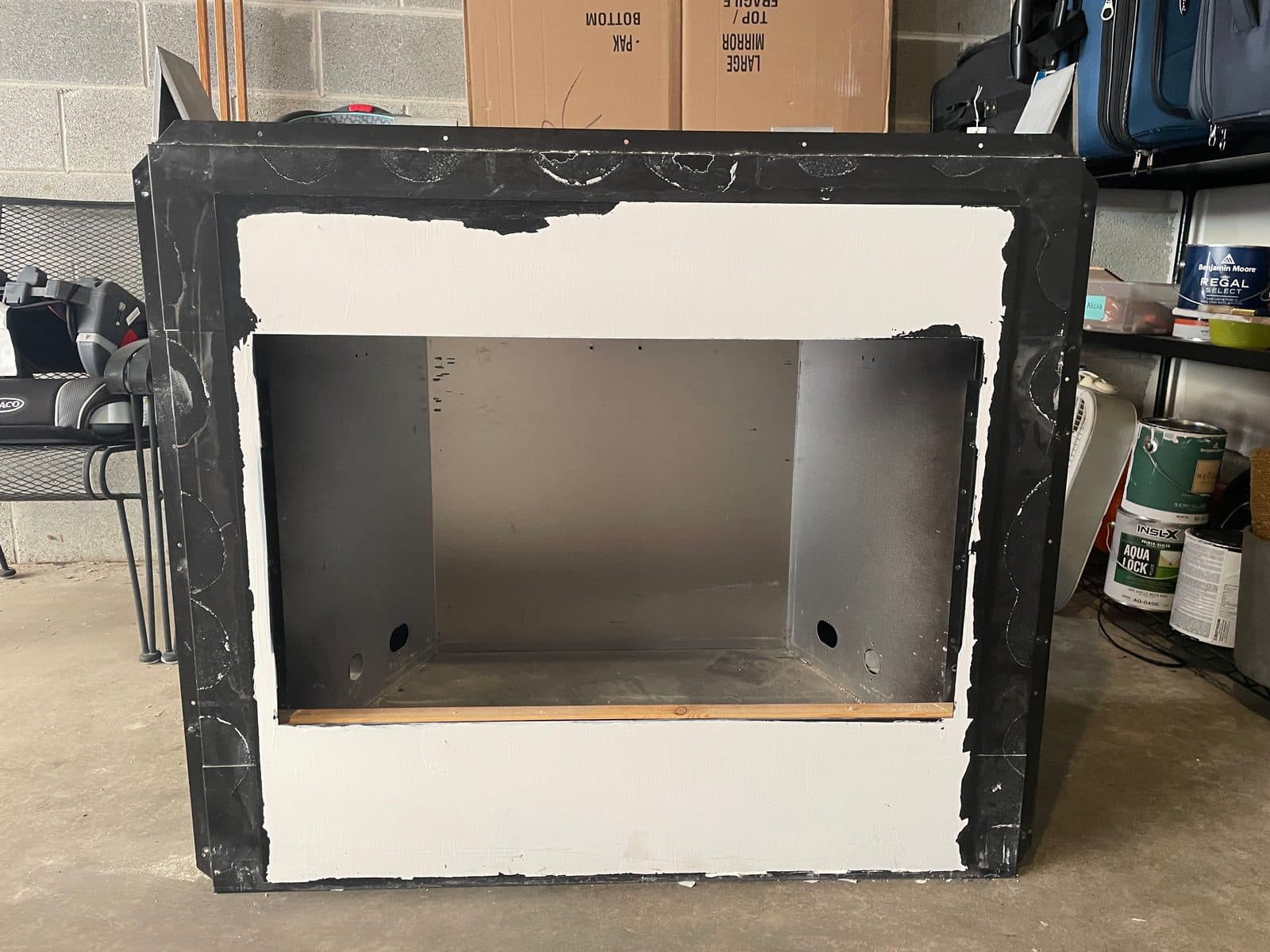 42” ventless fire box
