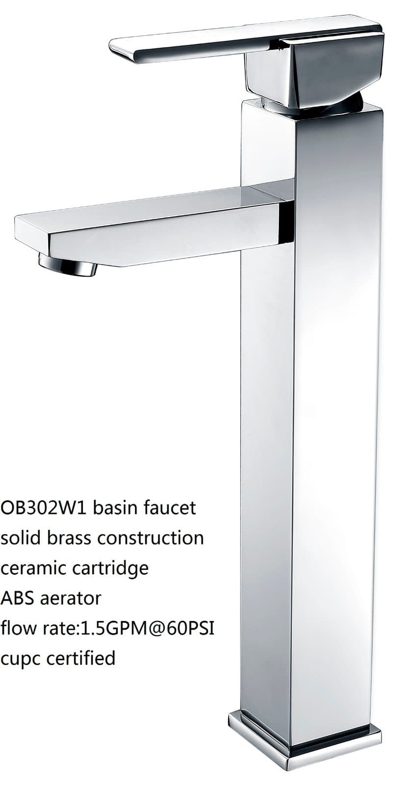 BAHTROOM FAUCET FOR VESSEL SINK