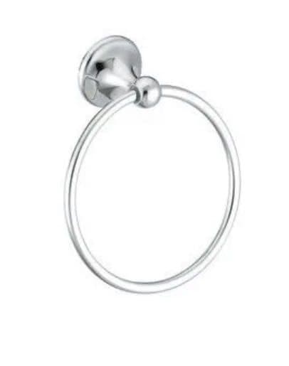 Solano Metal Towel Ring. Finish Chrome