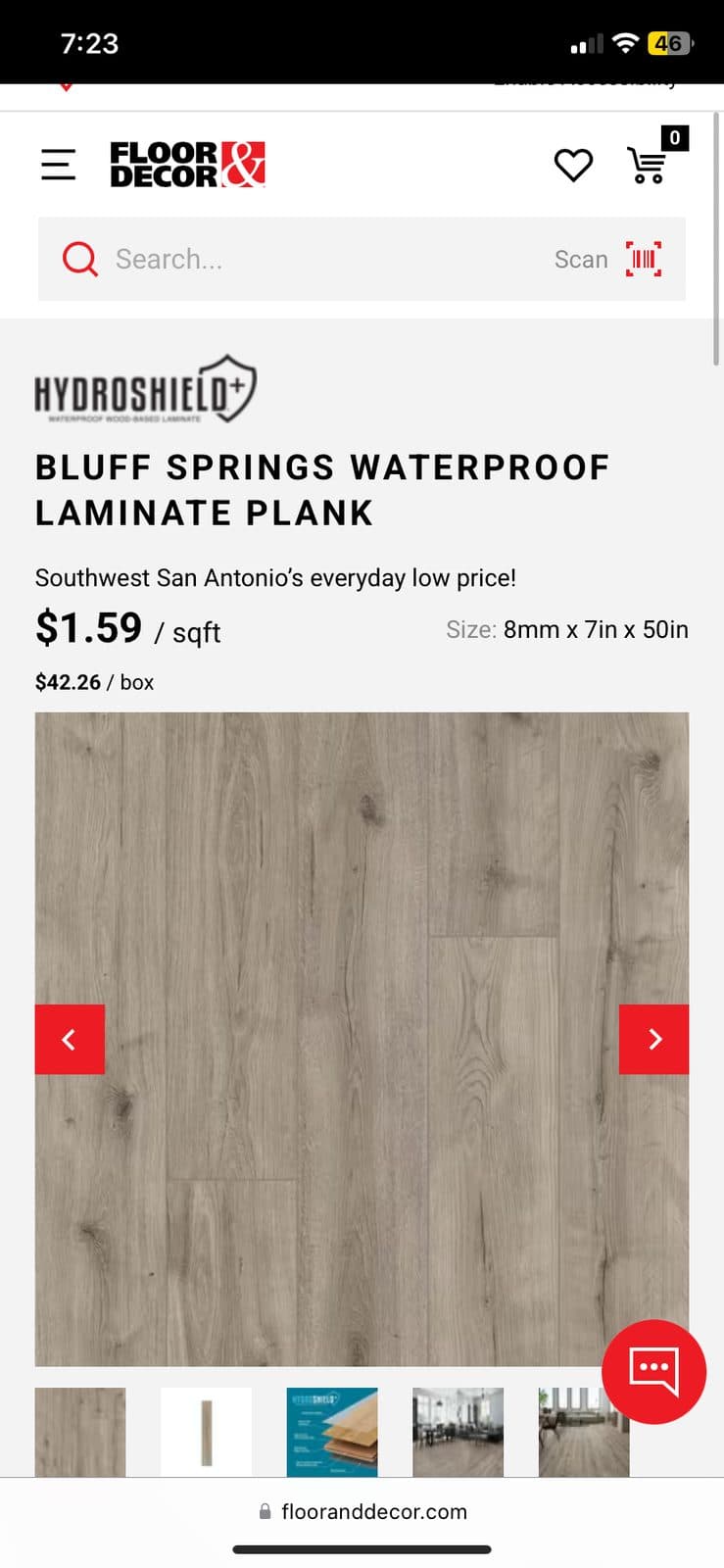 Laminate flooring