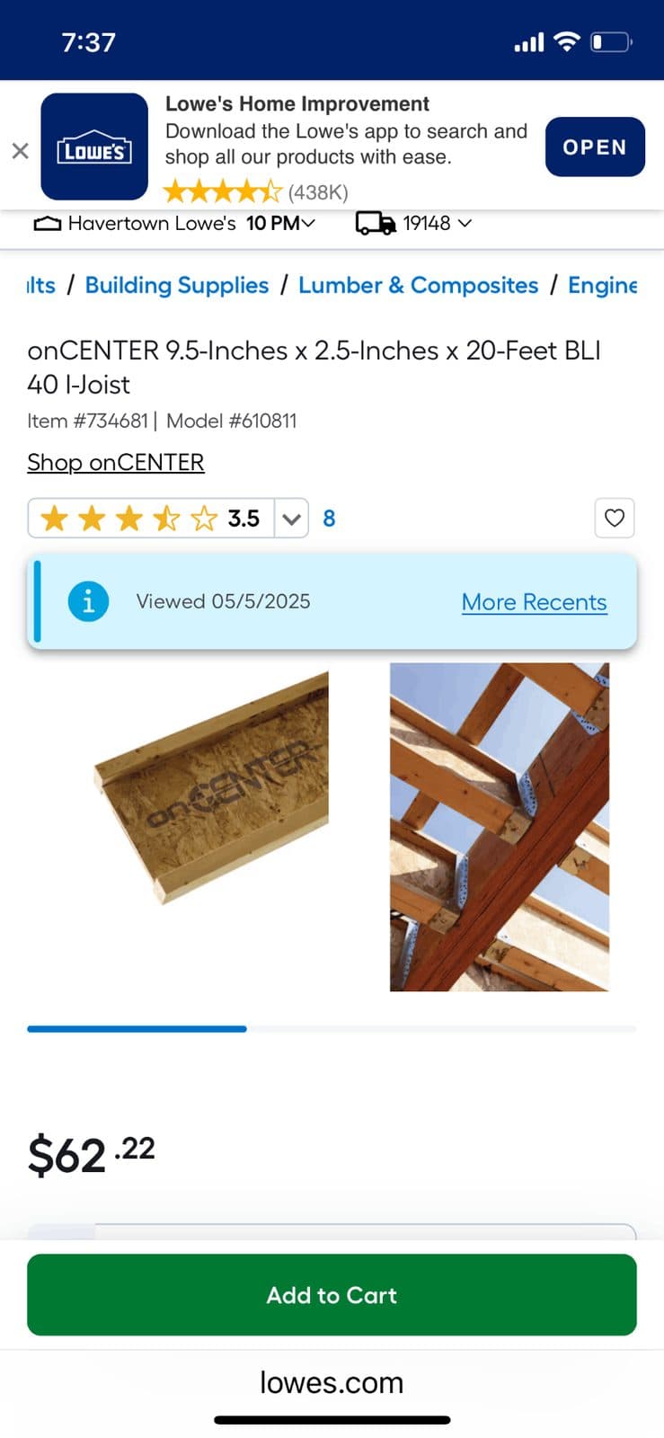 I joist