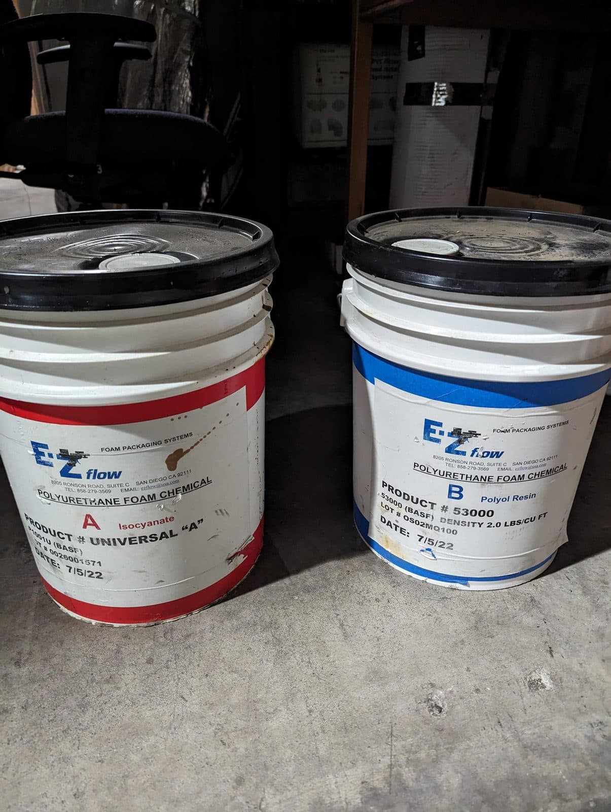 2 part Polyurethane Foam