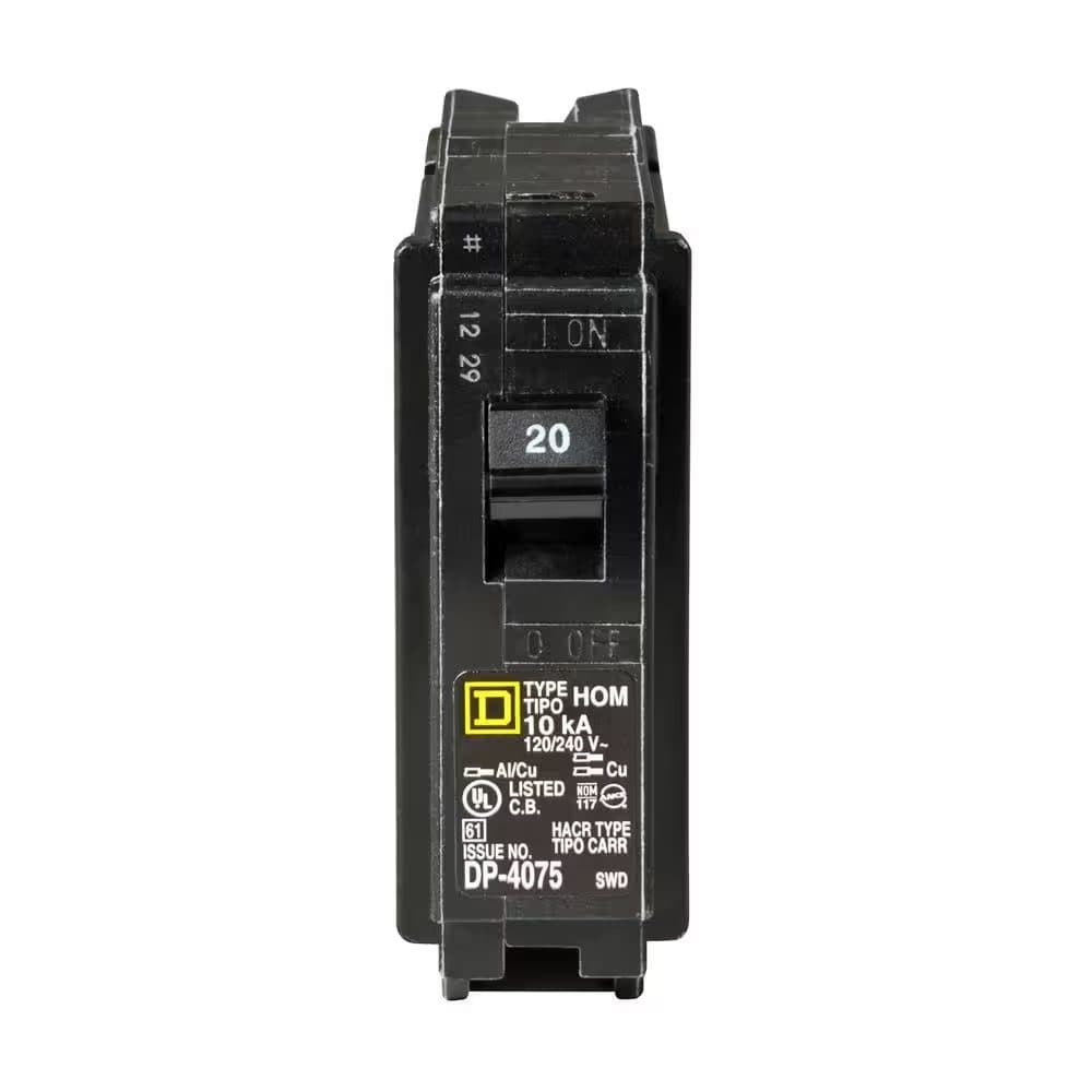 Square D 20A Circuit Breakers – Bulk Lot of 100 – 🚀Brand New