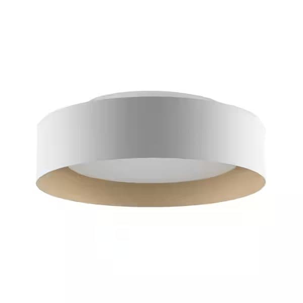 ✨ Bromi Design Lynch B4106WBG Flush Mount Ceiling Light – White & Beige – Brand New (5 Available)