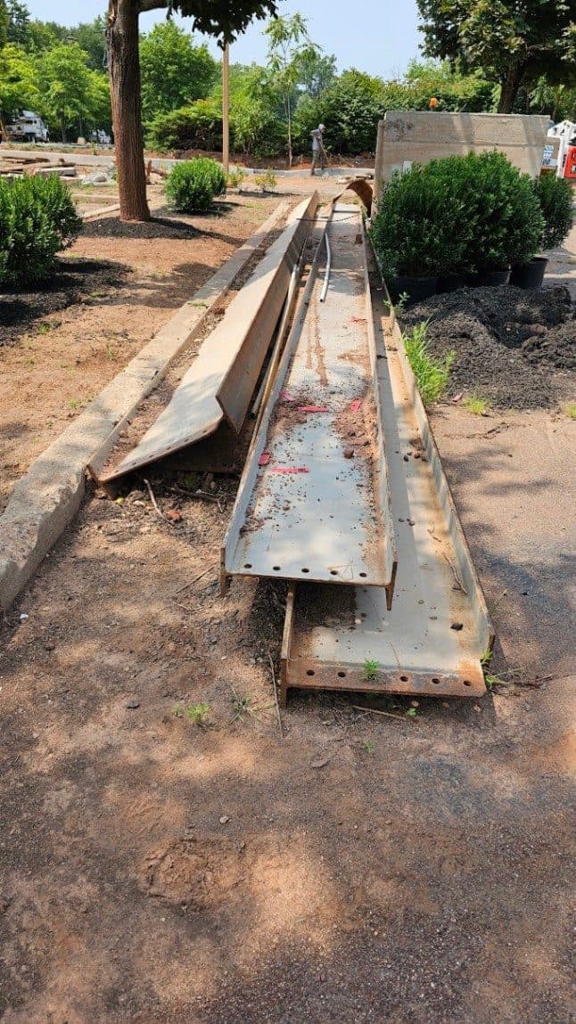 W21x55 and W18x35 I-Beams
