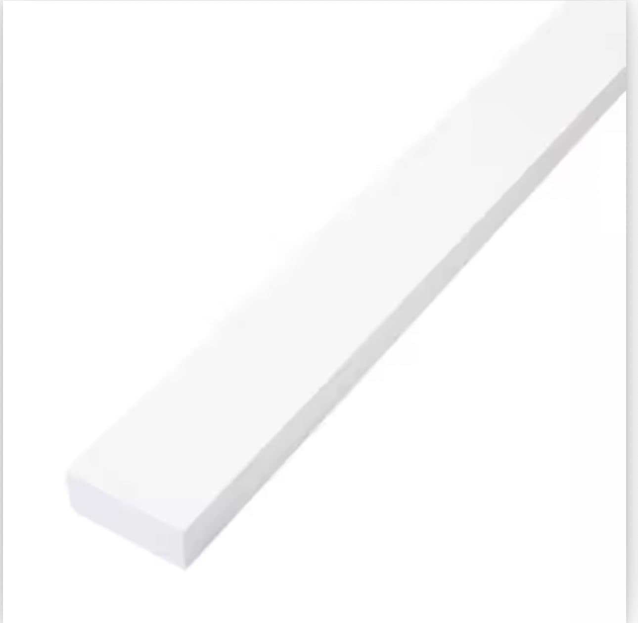 Trim Board Primed Finger-Joint (1in. x 2 in. x 16ft) flat boards