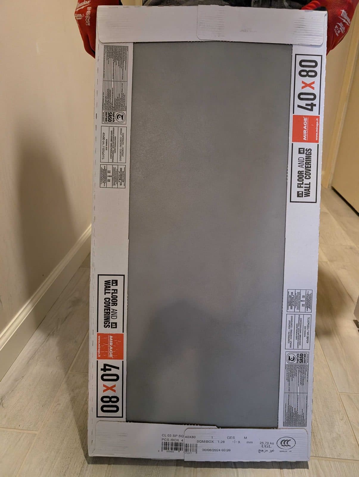 Mirage grey matte porcelain floor tiles
