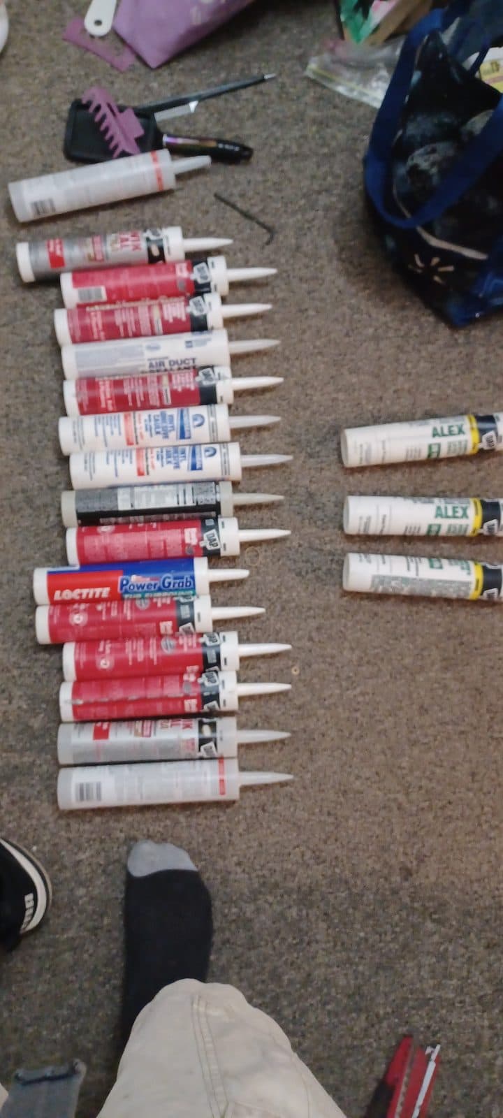 Kwikseal caulk
