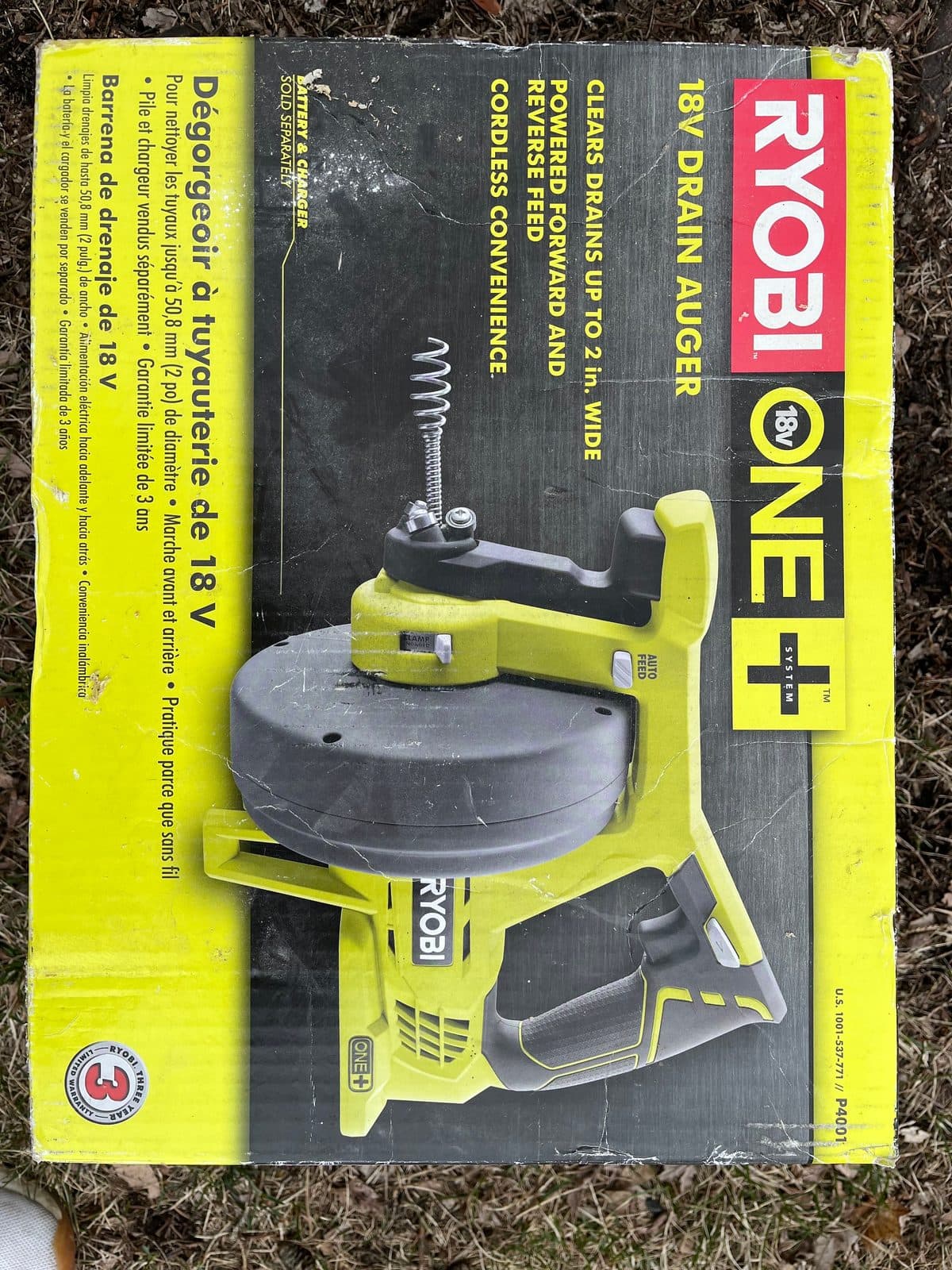 Ryobi Drain auger