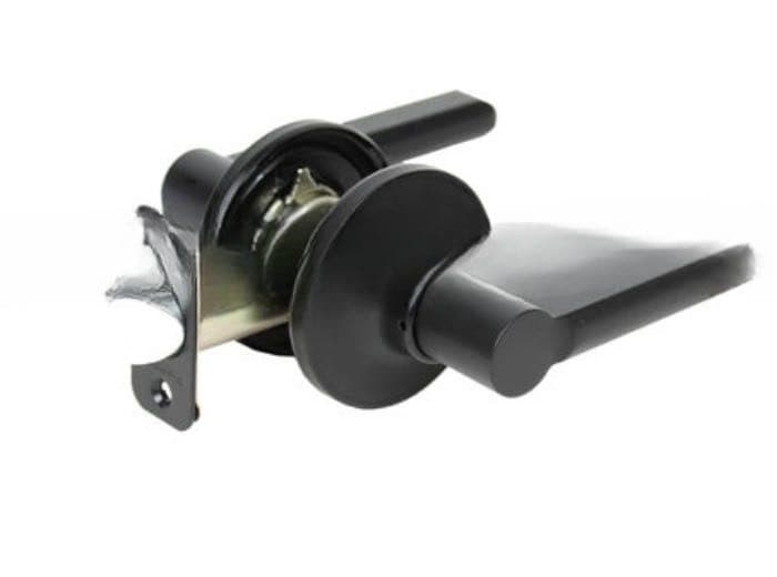 Pamex Alto Privacy Leversets reversible finish: Matte black