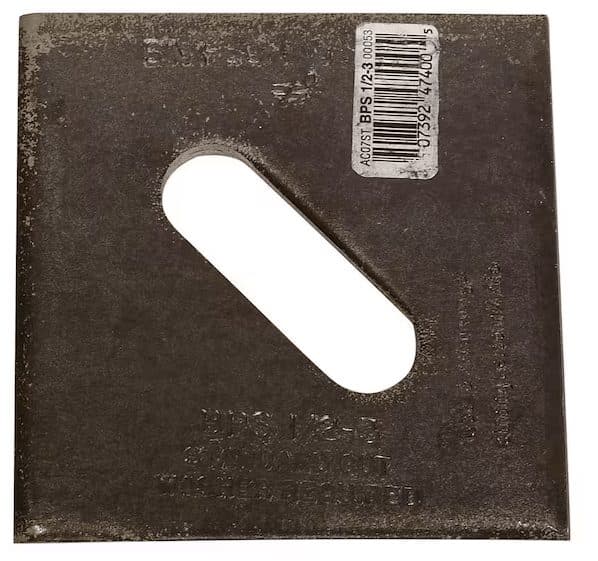 Simpson 1/2"x3" bearing plate