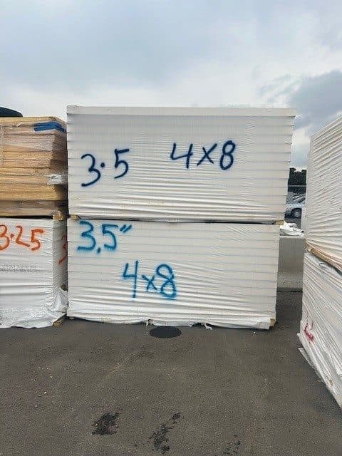 Insulation - 3.50" glass fiber polyisocyanurate insulation