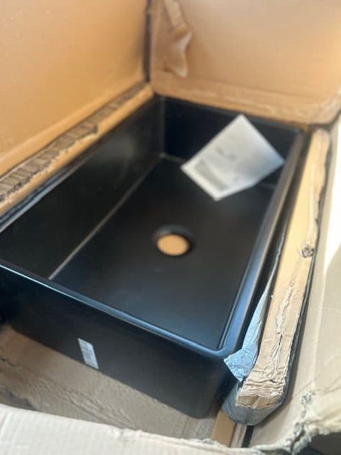 Luxury Black Apron Sink
