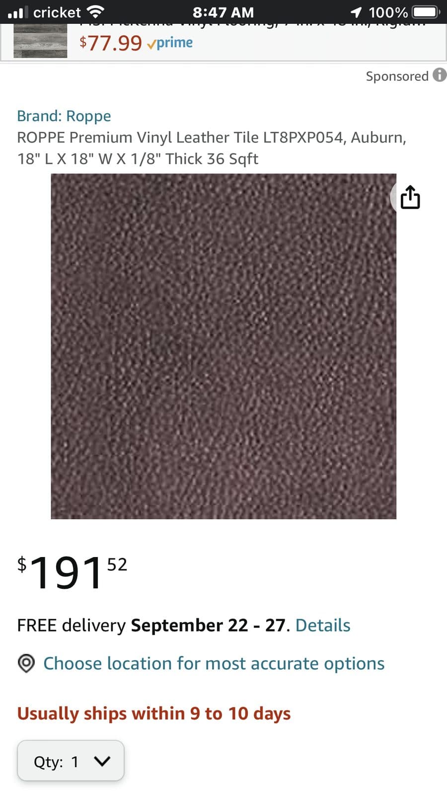ROPPE PREMIUM VINYL LEATHER FLOORING