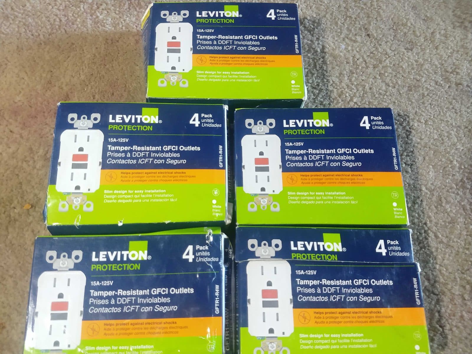 20 GFCI OUTLETS