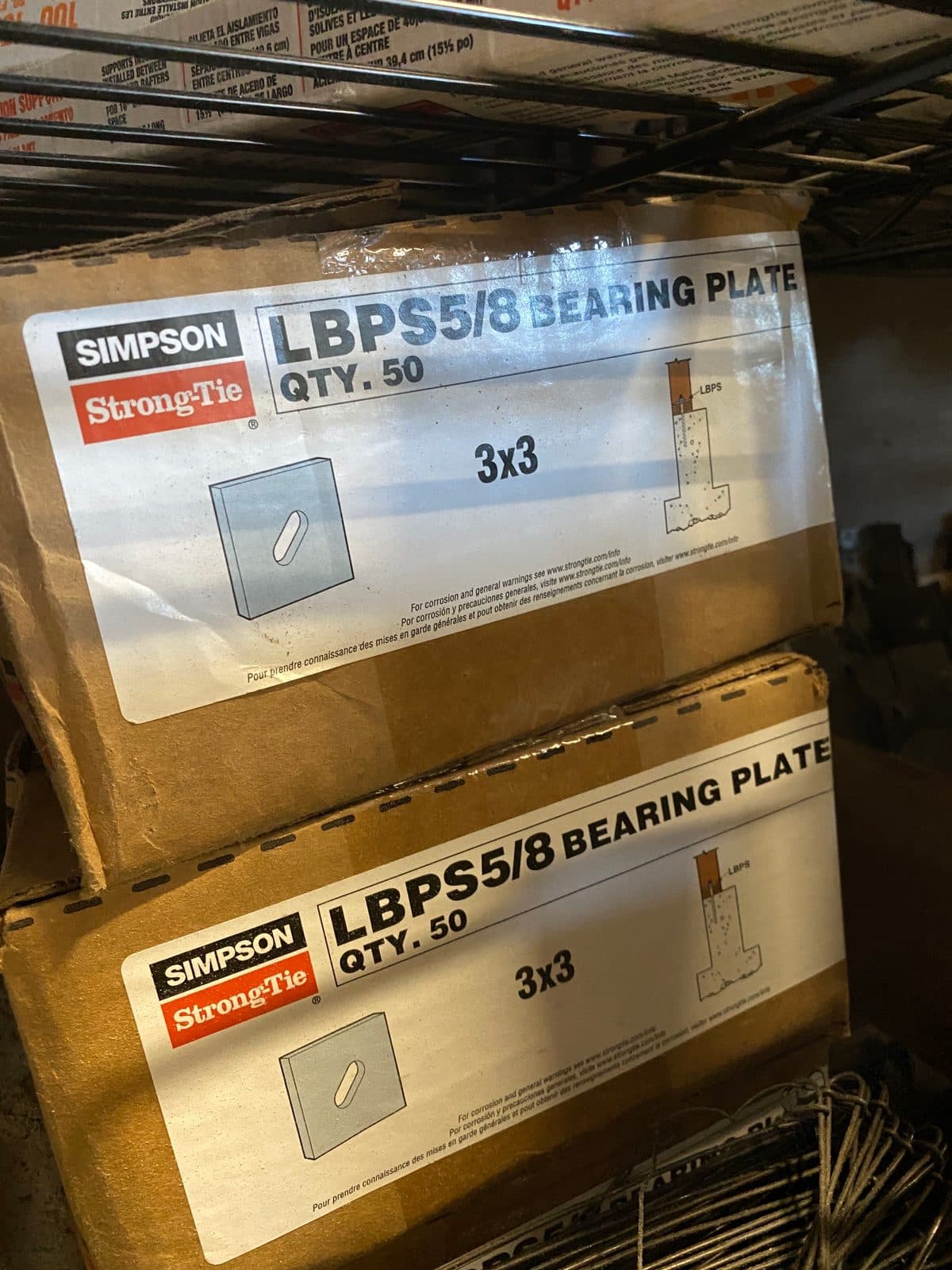 Bearing plates