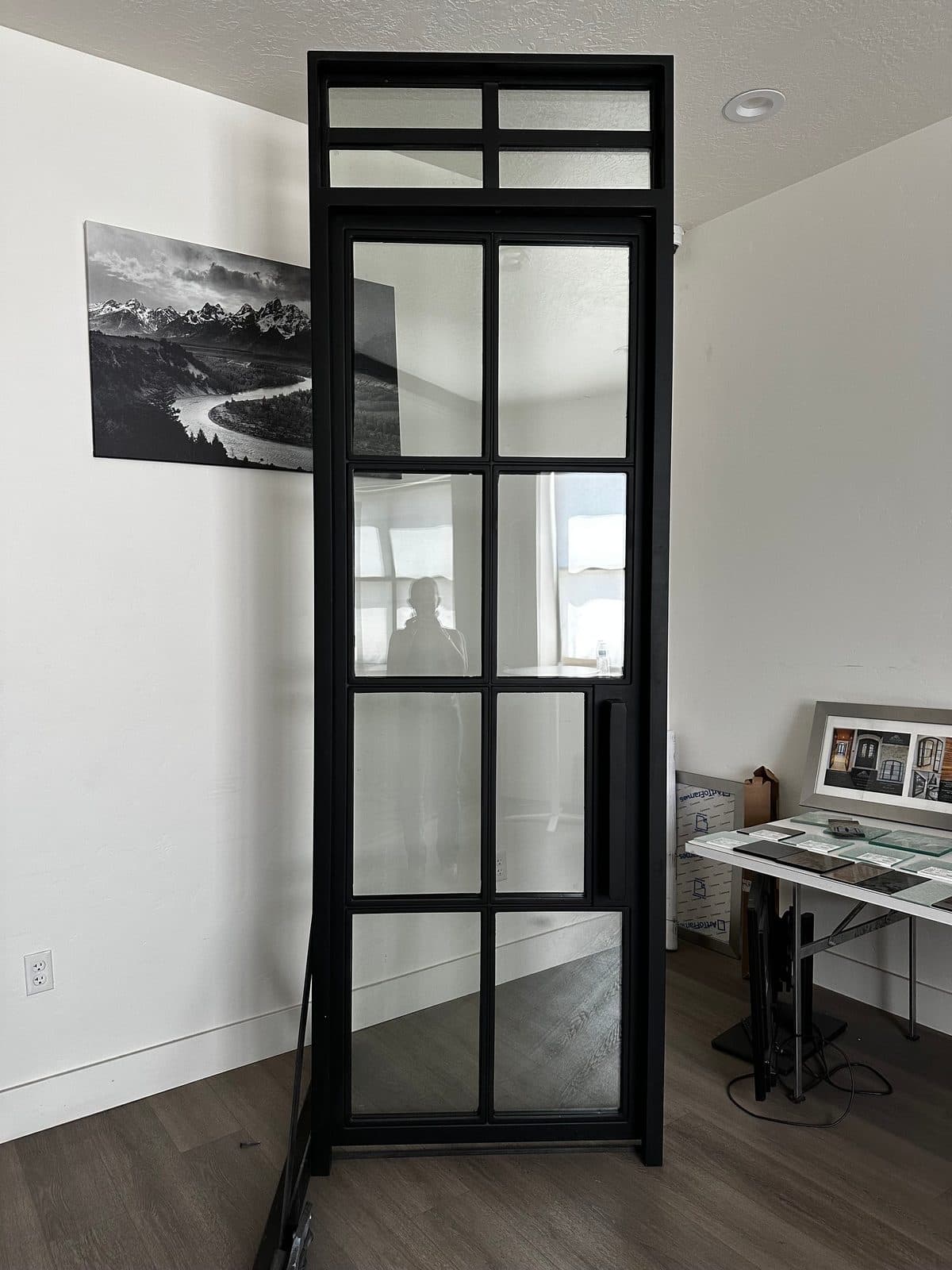 Single Steel Interior Door w/Transom