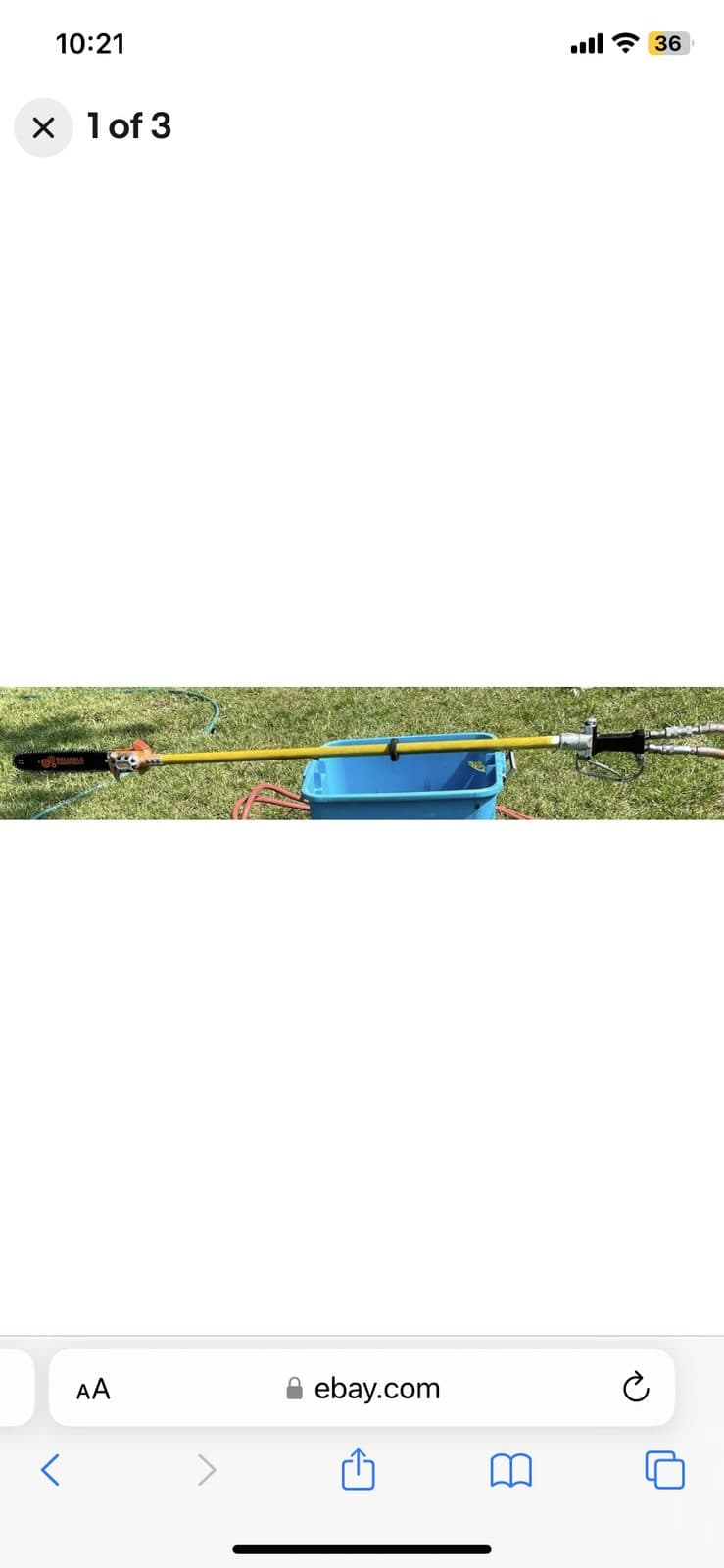 Reliable equipment hydraulic chainsaw 6ft