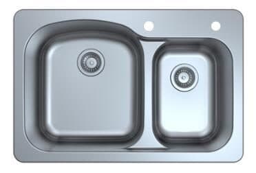 STAINLESS STEEL DOUBLE BOWL KITCHEN SINK