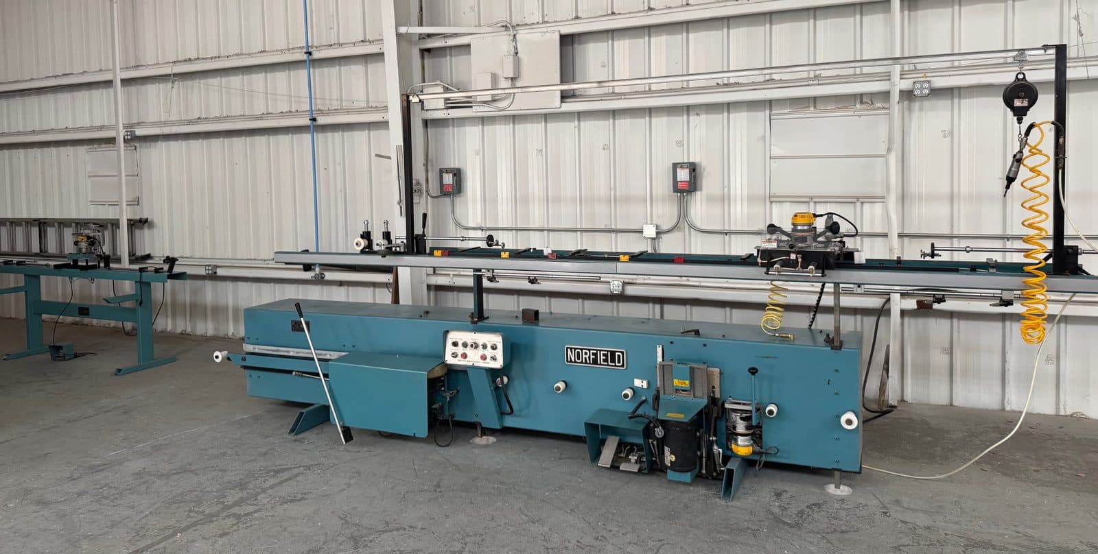Prehung door machine