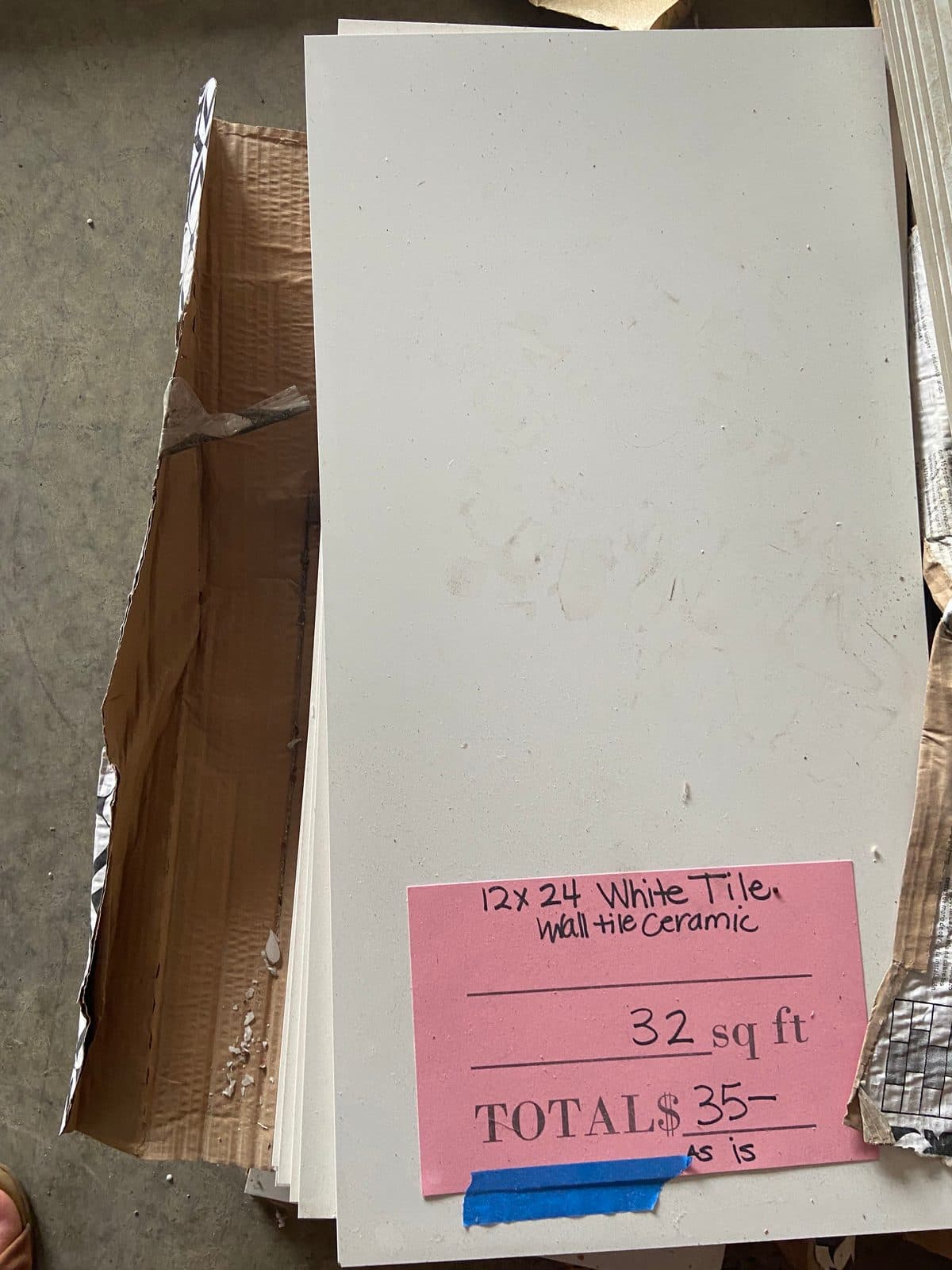 White Ceramic Wall Tile